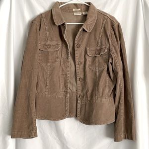 SOLD // Corduroy Taupe Jacket